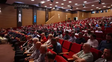 15 Temmuz Gazisi Tümgeneral Davut Ala Rize'de konferans verdi