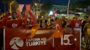 15 Temmuz Marmaris'te çeşitli etkinliklerle anıldı