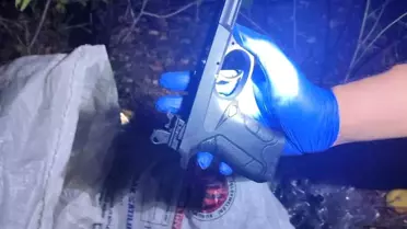 Beyşehir'de Çuvalda Silah Parçaları Ele Geçirildi