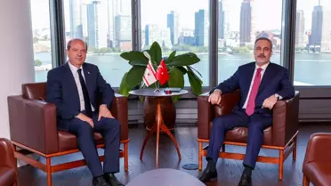 Fidan ve Tatar, New York'ta Görüştü