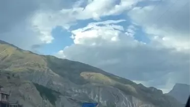 Erzurum'da Spor Araç Kaza Eşiğinden Döndü