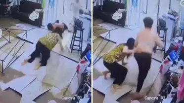 Giyim mağazasında su borusu patladı, müşteriler panik içinde kaçtı