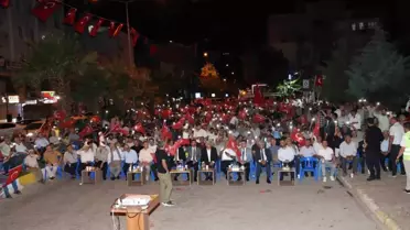 15 Temmuz Anma Programı Kahta'da Düzenlendi