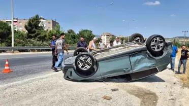 Susurluk'ta Trafik Kazası: 2 Yaralı