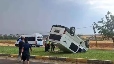 Yavuzeli'nde Sağanak Yağış Kazaya Neden Oldu