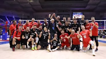 A Milli Voleybol Takımı Almanya'yı Yendi