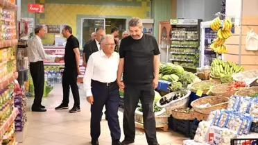 Başkan Büyükkılıç, Talas'ta Esnaf Ziyaretinde Bulundu