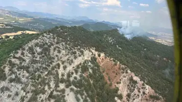 Bolu'da Orman Yangını Kontrol Altına Alındı