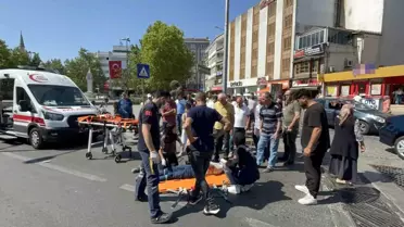 Tekirdağ'da Elektrikli Bisiklet Kaza Yaptı, Sürücü Yaralandı