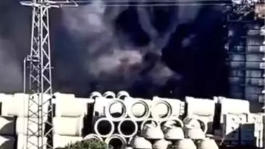 Elazığ'da Kireç Fabrikasında Yangın