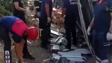 Osmaniye'de Tır Devrildi: Sürücü Kurtarıldı