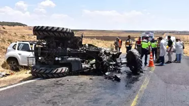 Siverek'te Trafik Kazası: 1 Ölü, 2 Yaralı