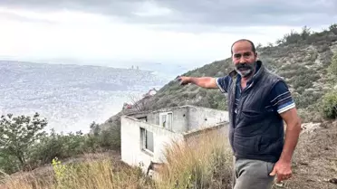 Taş ocağında gerçekleştirilen patlamalarda savrulan taşlardan canlarını zor kurtardılar