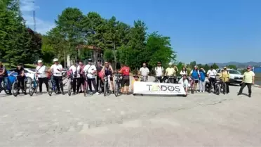 Tavşanlı'da Coşkulu Bisiklet Turu