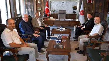 Başkan Dilsiz'den Müftü Dilek'e Ziyaret