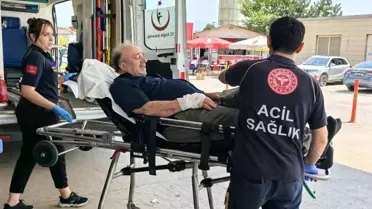 İnegöl'de Motorlu Testere Kazası