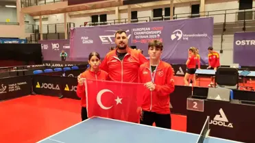 Kocasinan Belediyesi Milli Masa Tenisi Sporcuları Avrupa Şampiyonası'nda