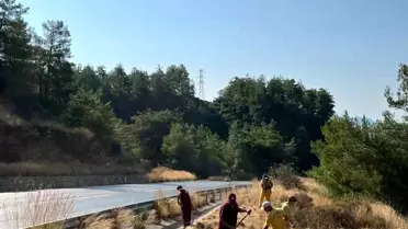 Marmaris'te Orman Yangınlarına Karşı Temizlik