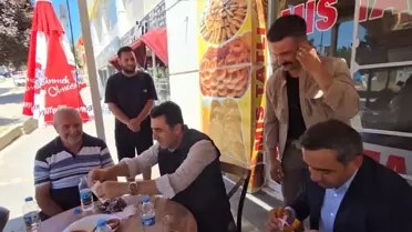 Vali Aygöl, çiğ köfteyi tatlıya bağladı