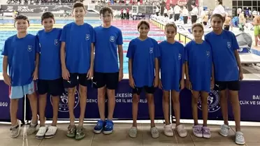 Yunusemre Belediyespor'un Yüzücüleri Balıkesir'de Başarıya İmza Attı