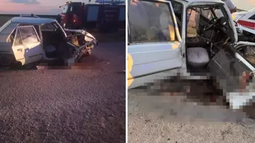 Aksaray'da düğün konvoyunda feci kaza! 2 kişi ağır yaralı