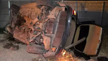 Aksaray'da Alkollü Sürücü Kaza Yaparak 3 Kişiyi Yaraladı