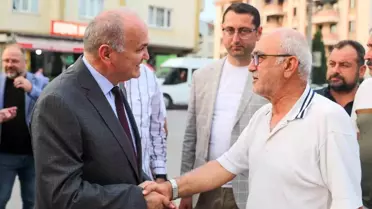 Başkan Özlü, Uzunmustafa Mahallesi'nde Vatandaşlarla Buluştu