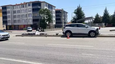 Konya'da SUV'li Kaza, Sürücü Kurtuldu
