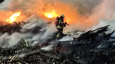 Kayseri'de İtfaiye Ekiplerinden Hızla yangına Müdahale