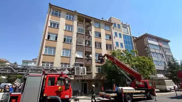 Konya'da Apartman Yangını: 5 Hastaneye Kaldırıldı