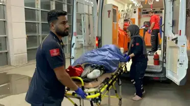 Traktör Kazasında Kadın Yaralandı