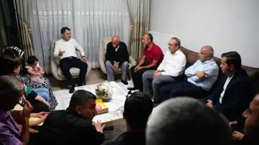 Bakan Kurum, Depremzedeleri Ziyaret Edip Destek Verdi