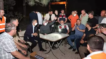 Sakarya Belediye Başkanı Yangınla Mücadele İçin Bölgeye Gitti