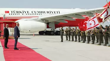Cumhurbaşkanı Erdoğan KKTC'ye gitti