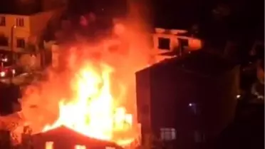 Gaziosmanpaşa'da Buzdolabı Yangını