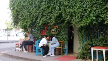 Sivas'ta Sarmaşıklarla Kaplı Gizli Kafe