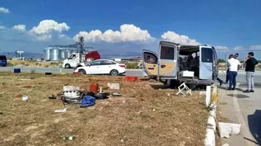 Denizli'de Trafik Kazası: 5 Yaralı