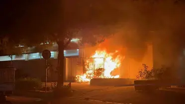 Muğla'da Geri Dönüşüm Kutusunda Yangın