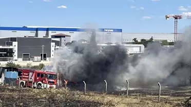 Gebze'de Ot Yangını Kontrol Altına Alındı