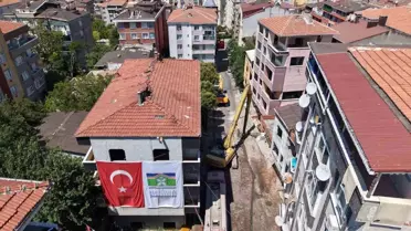 Bahçelievler'de Kentsel Dönüşüm İçin İlk Yıkım Gerçekleştirildi