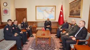 Bakan Güler, Makedonya Genelkurmay Başkanı'nı Kabul Etti