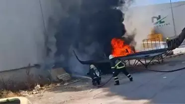 Bursa'da Tekstil Fabrikasında Yangın Çıktı