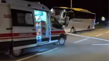 Rize'de Otobüs Kazası: Yaralı Yok
