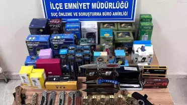 Konya'da Kaçak Alet Operasyonu