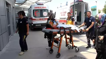 Balkondan Düşen Çocuk Hastaneye Kaldırıldı