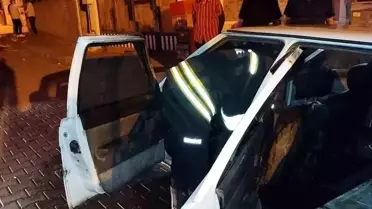 Bingöl'de Park Halindeki Araç Yandı