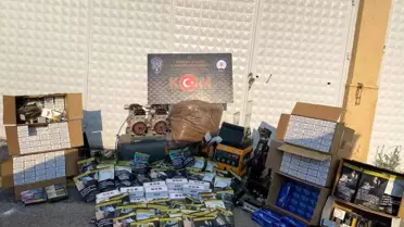 Kütahya'da Kaçak Tütün Operasyonu