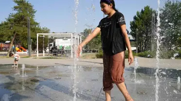 Kırıkkale'de Kavurucu Sıcaklar