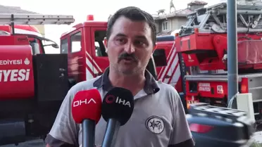 Üsküdar'da Mangal Yangını