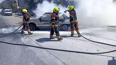 Balıkesir'de LPG'li Araç Yandı